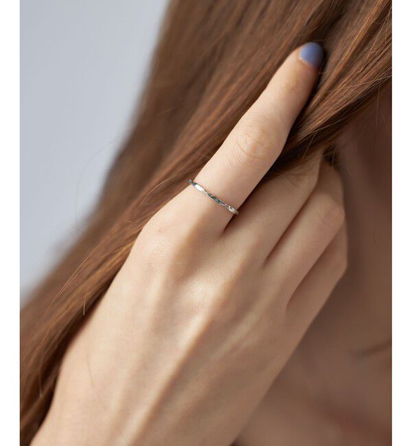 ete「[レイヤード] PT900 ツイスト リング」|リング|