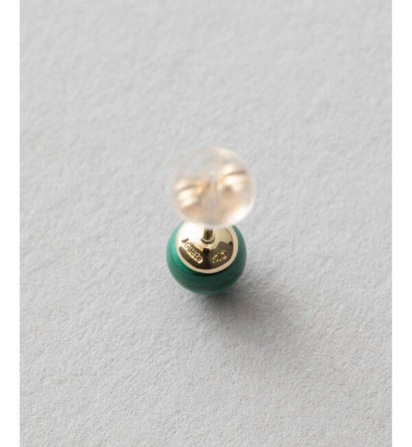 Jouete「[ピンズ] K10YG ピアス マラカイト」|ピアス|