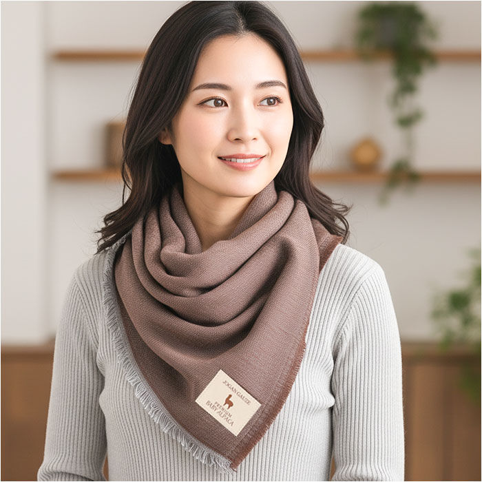 BACKYARD FAMILY「アルパカ ガーゼストール 通販 ストール ガーゼ ショール マフラー ネックウォーマー 大判」|ストール|