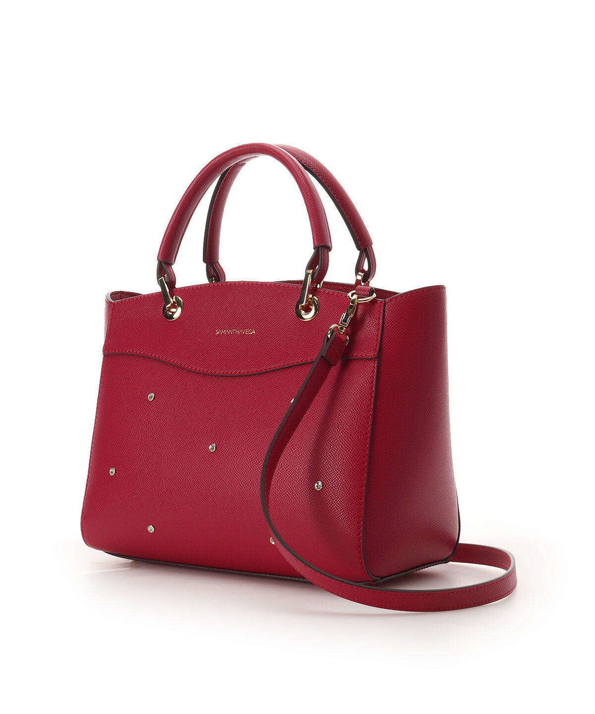 Samantha Vega「ストロベリーモチーフハンドバッグ」|ハンドバッグ|