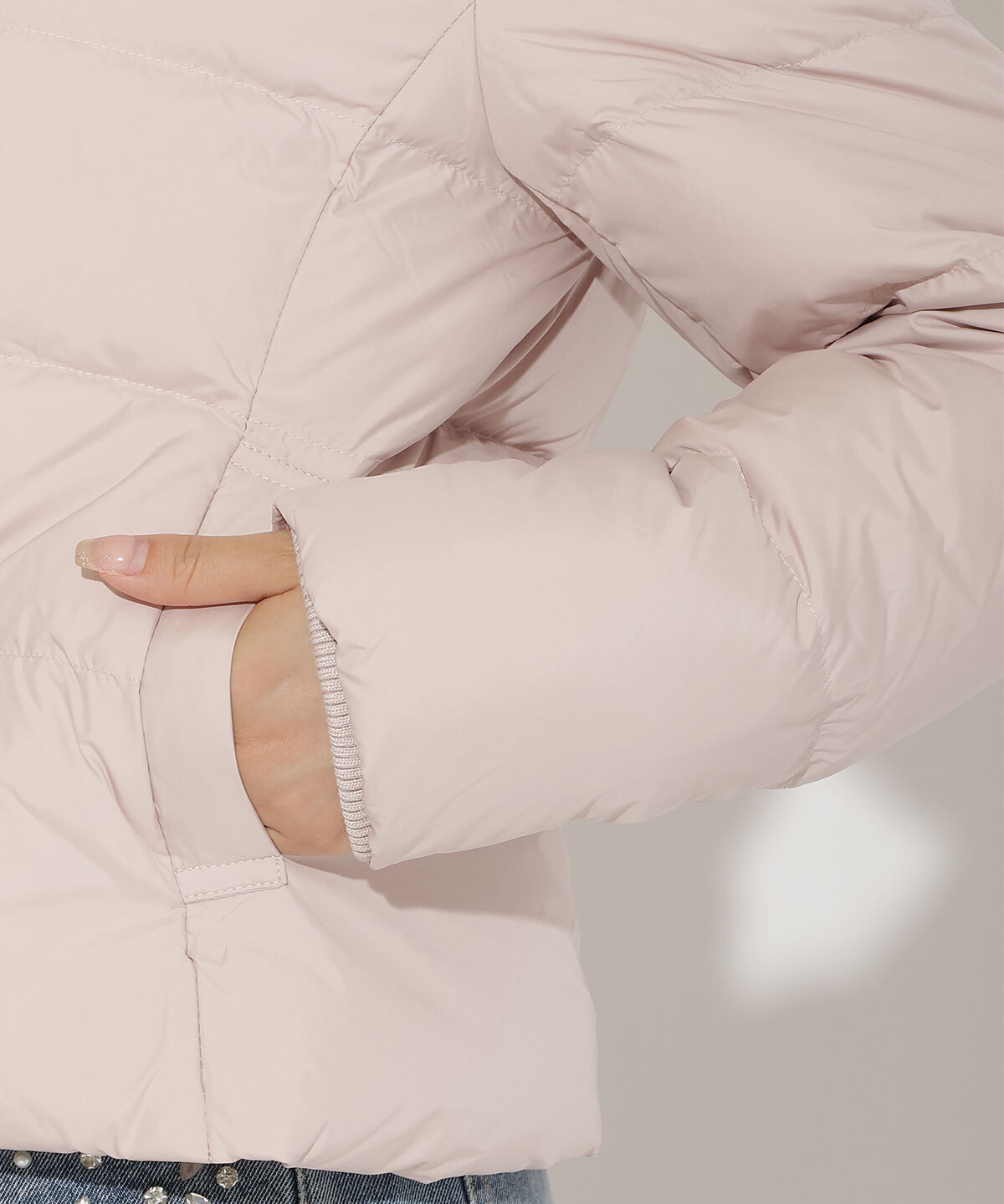 アンドクチュール「FOXファー付きショートダウン」|ダウン|