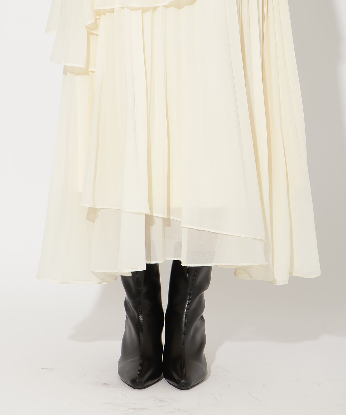 アンドクチュール「ツイードジャケットドッキングワンピース」|ワンピース|