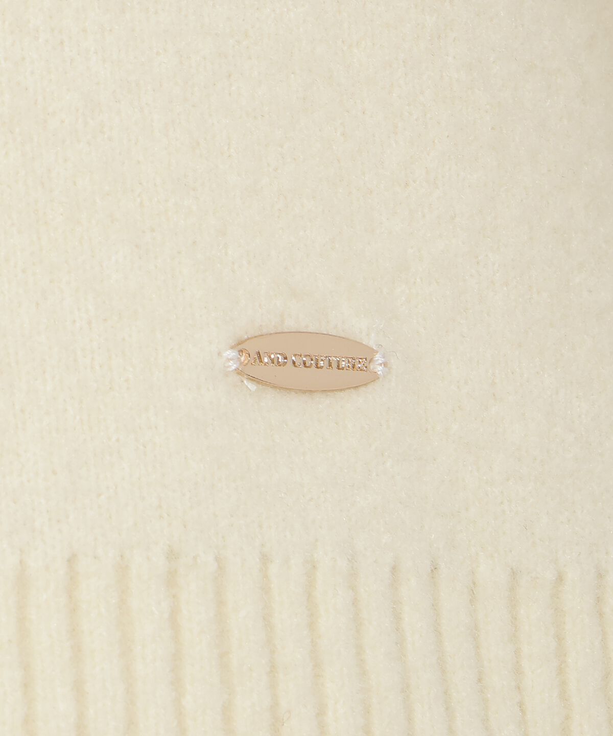 アンドクチュール「ZIPビッグカラープルオーバー」|ニット・セーター|