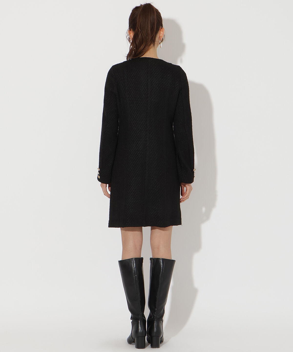 アンドクチュール「ツイードミニワンピース」|ワンピース|