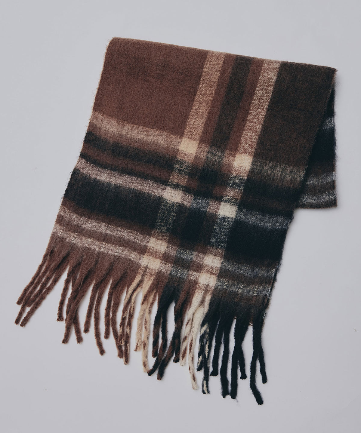 REDYAZEL「ワイドチェックマフラー」|マフラー|