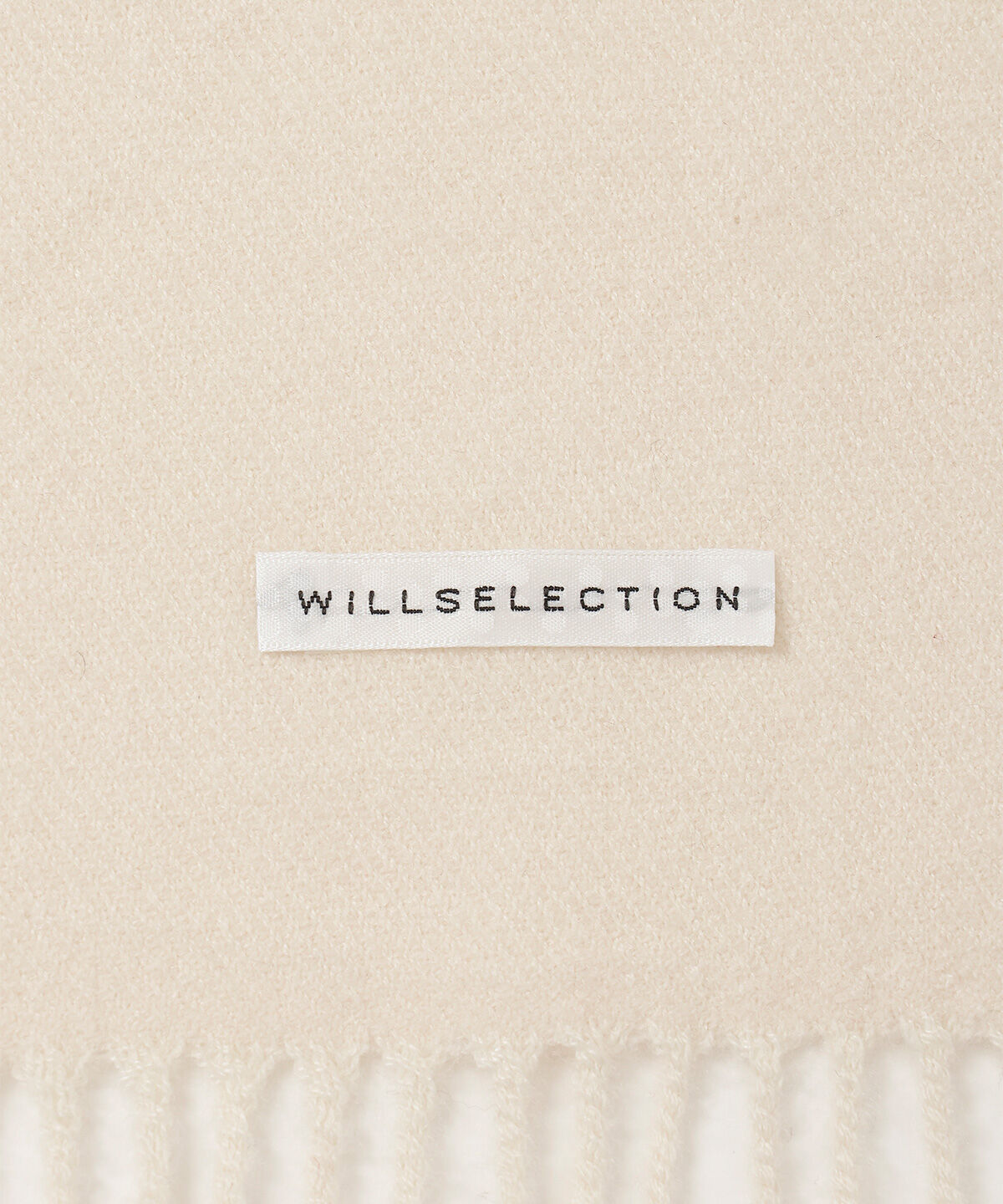 WILLSELECTION「フリンジストール」|マフラー|