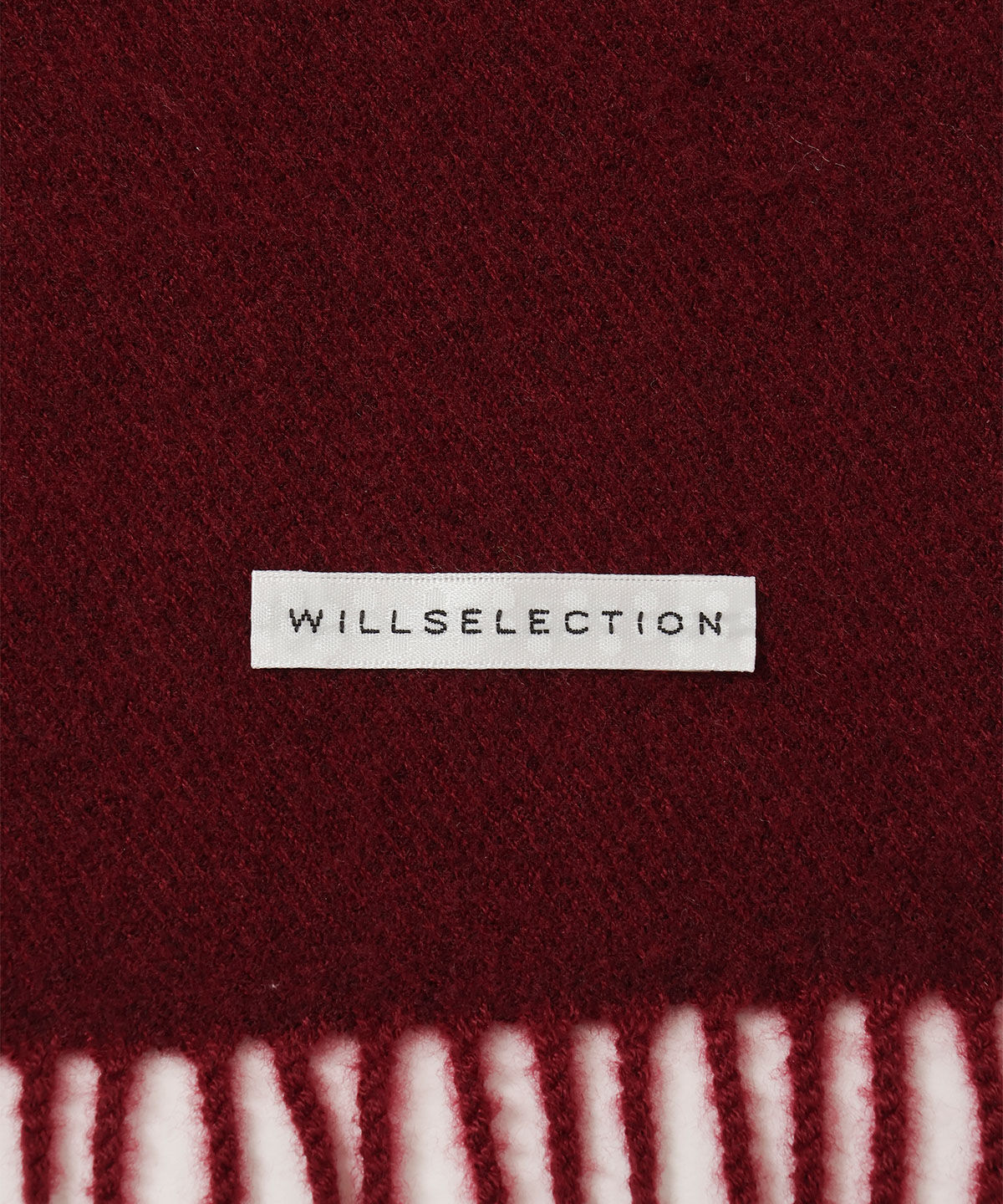 WILLSELECTION「フリンジストール」|マフラー|