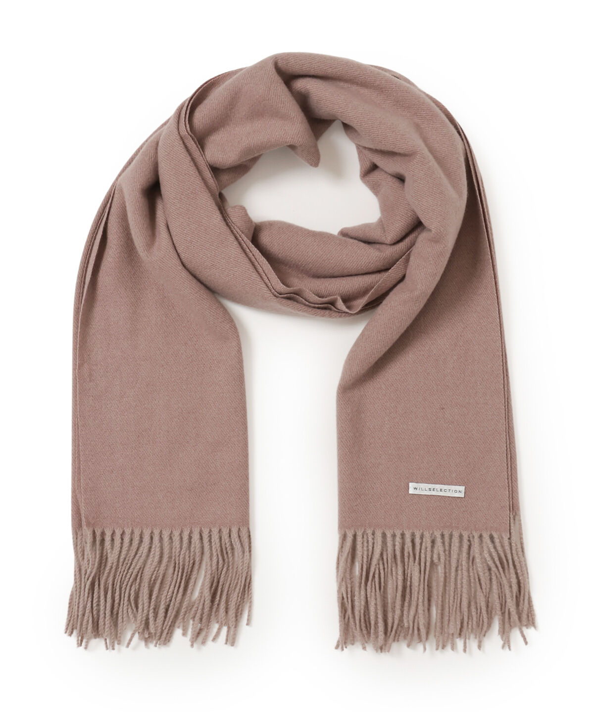 WILLSELECTION「フリンジストール」|マフラー|ﾀﾞｰｸﾌﾞﾗｳﾝ