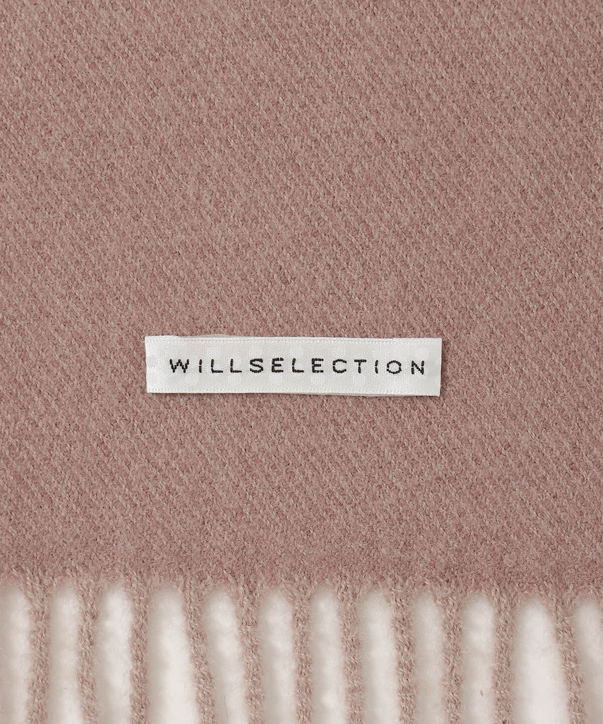 WILLSELECTION「フリンジストール」|マフラー|