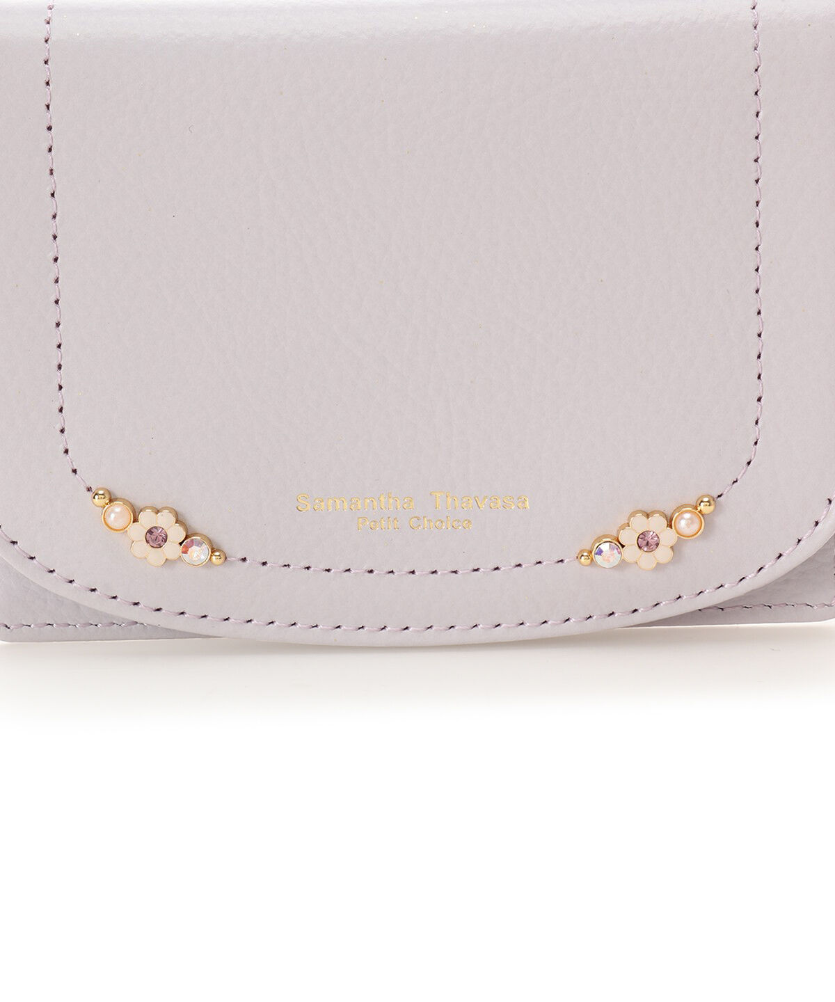 Samantha Thavasa Petit Choice「フラワーパール パスケース」|定期入れ|