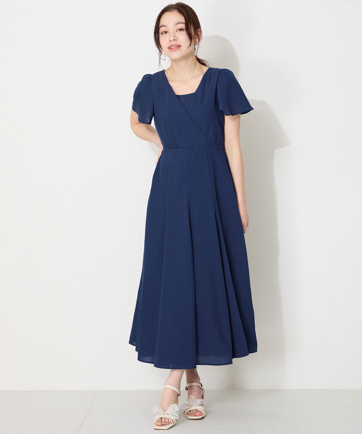 ORiental TRaffic「ビッグチュールリボンヒールサンダル/51220 サンダル 人気 トレンド」|サンダル|