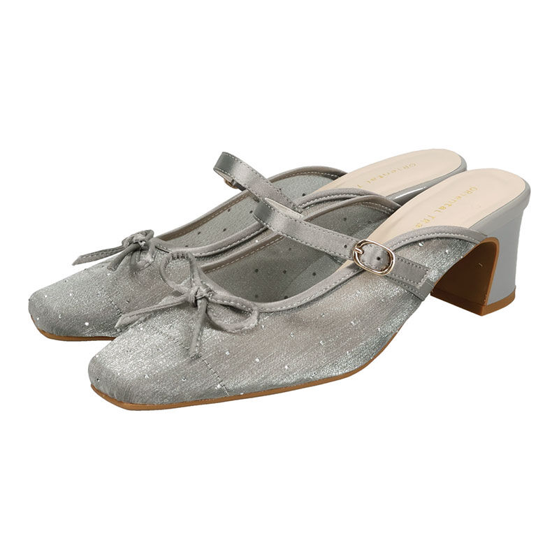 ORiental TRaffic「●2026春夏新作●ラインストーン&times;リボンシアーパンプス/61119」|パンプス|