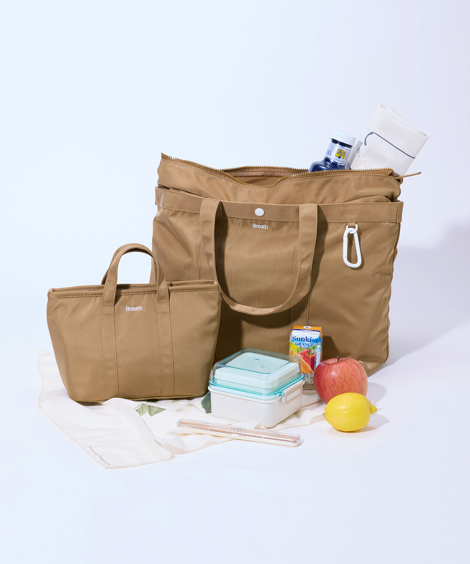 TOPKAPI BREATH「【Breath TOPKAPI】CHILLGO 保冷バッグ付き ナイロン トートバッグ L / 撥水」|トートバッグ|