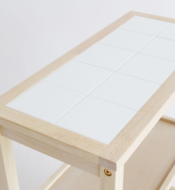 B-COMPANY「隙間収納　SOUPスリムワゴン4段」|食器・キッチングッズ|