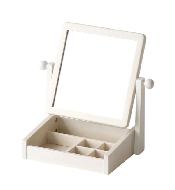 B-COMPANY「毎日の身支度を省スペースで　コスメミラー」|ミラー|