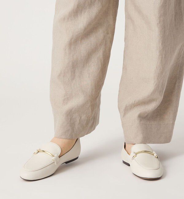 ODETTE E ODILE「メタルロッドローファー フラット10&uarr;」|ローファー|