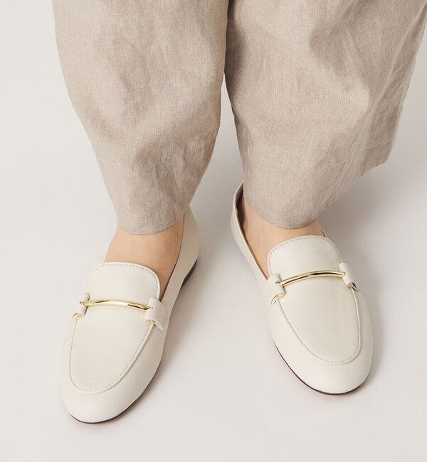 ODETTE E ODILE「メタルロッドローファー フラット10&uarr;」|ローファー|