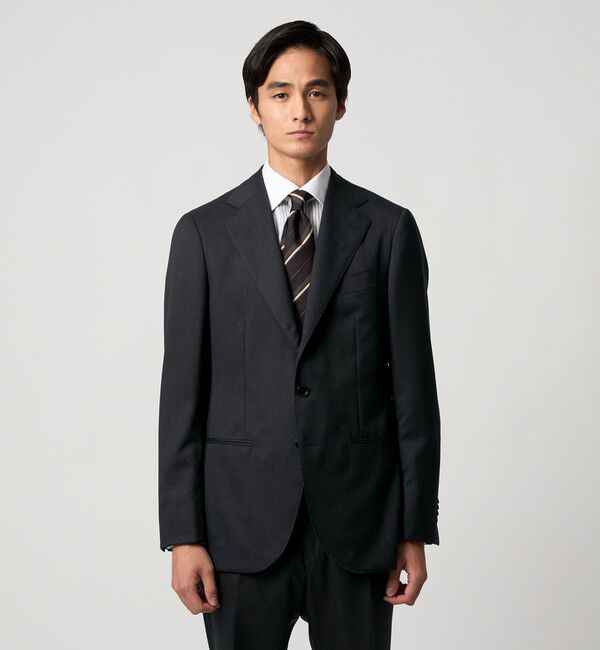 UNITED ARROWS「タスマニア ウール ギャバジン シングル3ボタン スーツ S‐MODEL ‐ストレッチ・撥水‐」|その他|