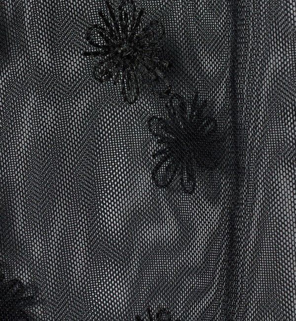 UNITED ARROWS「チュールフラワー カットソー ‐ウォッシャブル‐」|Tシャツ・カットソー|