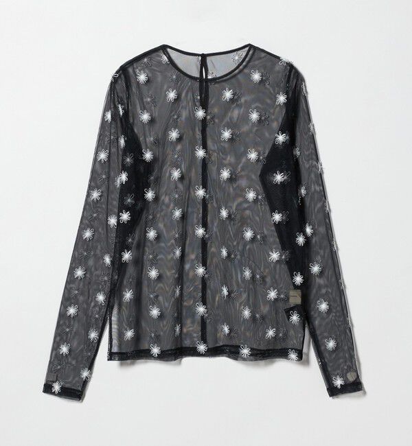 UNITED ARROWS「チュールフラワー カットソー ‐ウォッシャブル‐」|Tシャツ・カットソー|