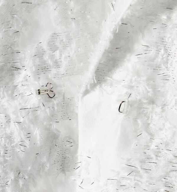 UNITED ARROWS「ラメ カット ジャガード ジャケット ‐ウォッシャブル‐」|テーラードジャケット|