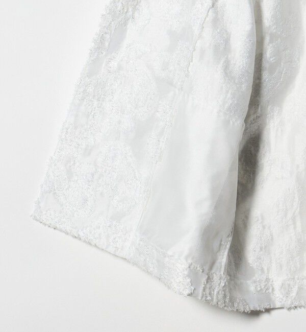 UNITED ARROWS「ラメ カット ジャガード ジャケット ‐ウォッシャブル‐」|テーラードジャケット|