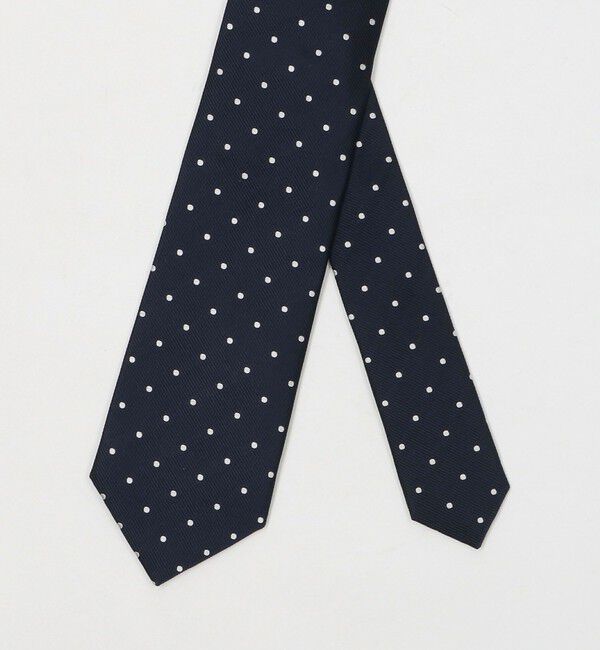 UNITED ARROWS green label relaxing「＜partitura＞8.0cm ドット2 ネクタイ」|ネクタイ・蝶ネクタイ|