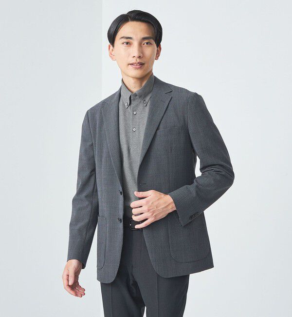 UNITED ARROWS green label relaxing「DUADRY CLEAN バーズアイ ボタンダウン ポロシャツ -吸水速乾・抗菌-」|ポロシャツ|