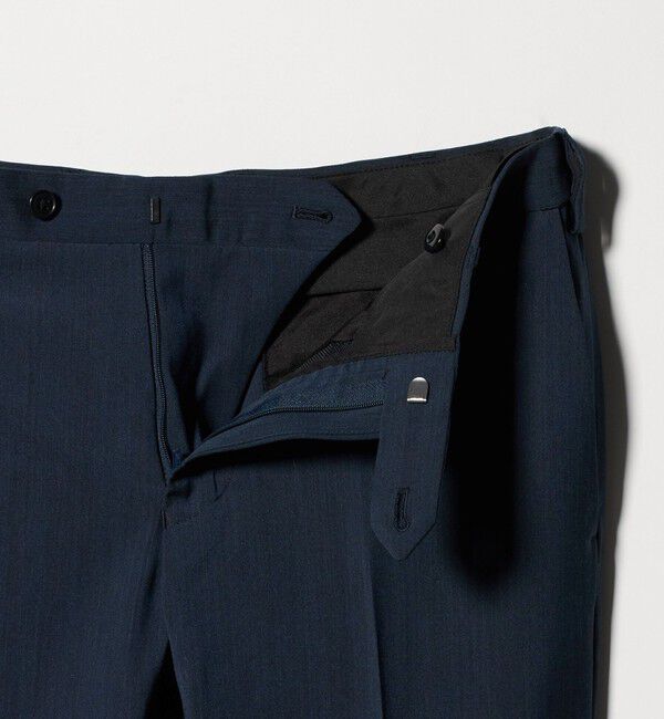 UNITED ARROWS green label relaxing「A+ TWPU トロピカル無地 スリム セットアップ パンツ スラックス -ウォッシャブル・ストレッチ・ウエストア」|スーツ|