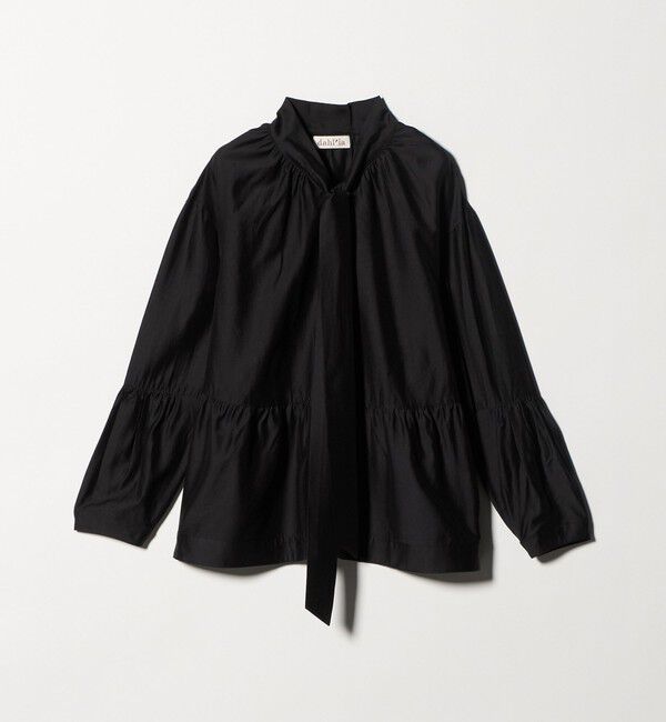 UNITED ARROWS green label relaxing「【別注】＜dahl'ia＞シアー ボウタイ ブラウス」|シャツ・ブラウス|