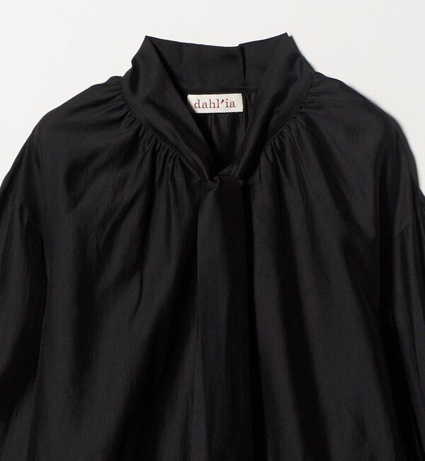 UNITED ARROWS green label relaxing「【別注】＜dahl'ia＞シアー ボウタイ ブラウス」|シャツ・ブラウス|