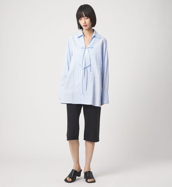 EMMEL REFINES「＜EMMEL REFINES＞EM デニム カプリ パンツ」|チノ|