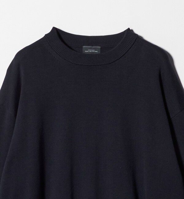UNITED ARROWS green label relaxing「FINE BASIC アメリカンシーアイランドコットン クルーネック ニット」|ニット・セーター|
