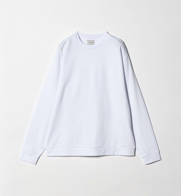 UNITED ARROWS green label relaxing「L/A ポンチ ビズ クルーネック カットソー -抗菌-」|Tシャツ・カットソー|WHITE