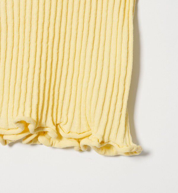 EMMEL REFINES「＜EMMEL REFINES＞EM HW リブボタン ウェーブヘム カーディガン」|カーディガン|