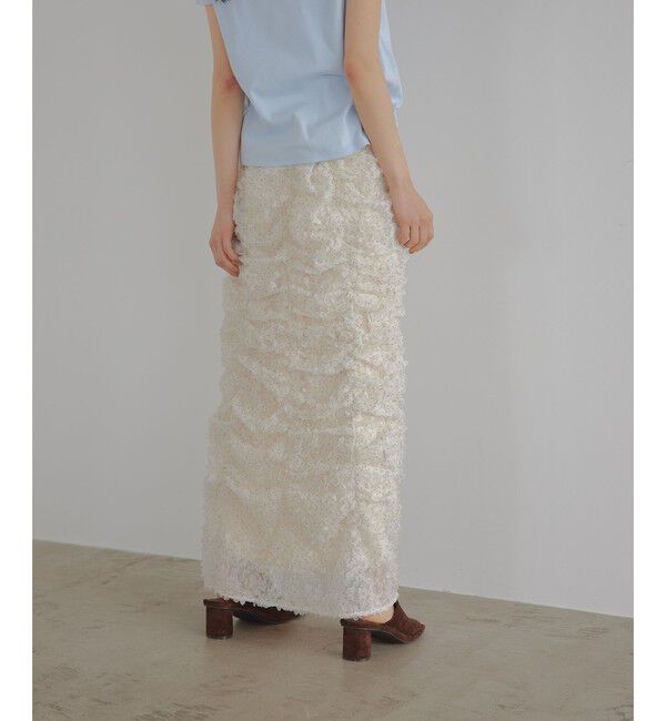 EMMEL REFINES「＜EMMEL REFINES＞EM ドットペタル ギャザースカート」|スカート|