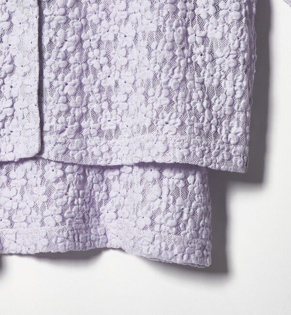 EMMEL REFINES「＜EMMEL REFINES＞EM カットレース カーディガン＆タンクトップ セット」|Tシャツ・カットソー|