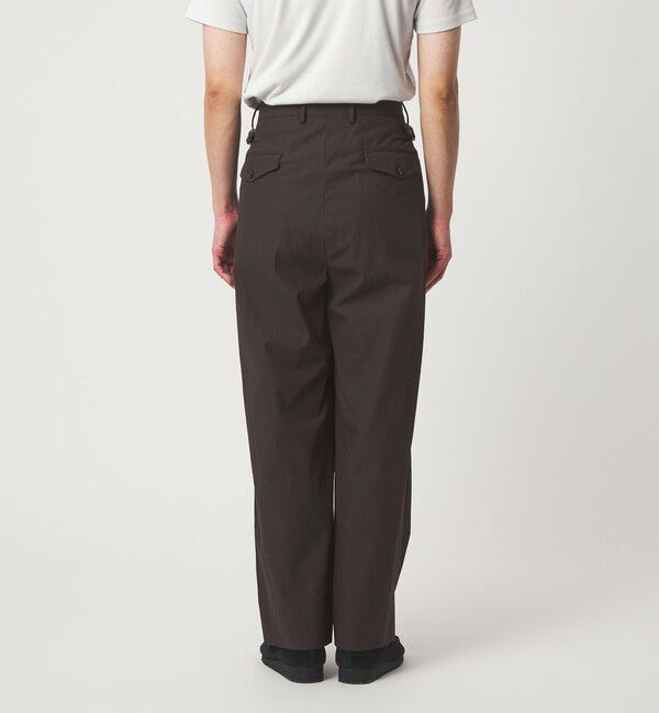 UNITED ARROWS green label relaxing「FINE BASIC コットンナイロン ツイル 2プリーツ W4 ワイドスラックス」|その他|