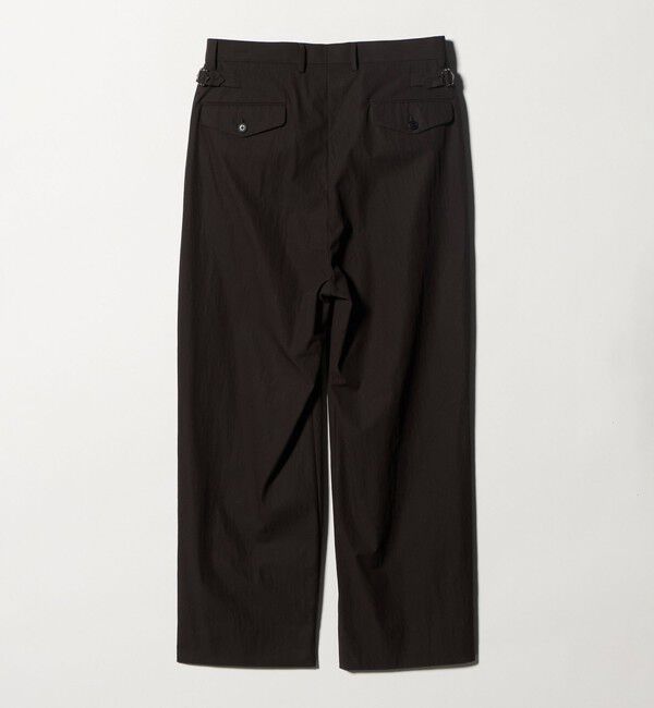 UNITED ARROWS green label relaxing「FINE BASIC コットンナイロン ツイル 2プリーツ W4 ワイドスラックス」|その他|