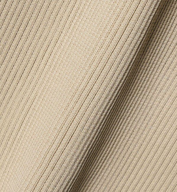 UNITED ARROWS green label relaxing「リブ エリレース 2WAY 5分袖 ニット プルオーバー」|ニット・セーター|