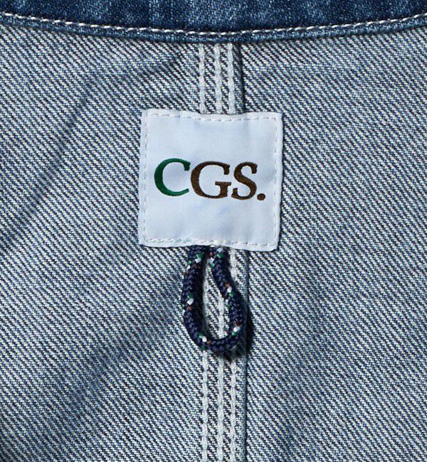 California General Store「＜CGS.＞オーガニック コットン デニム カバーオール ジャケット」|ミリタリー・モッズコート|
