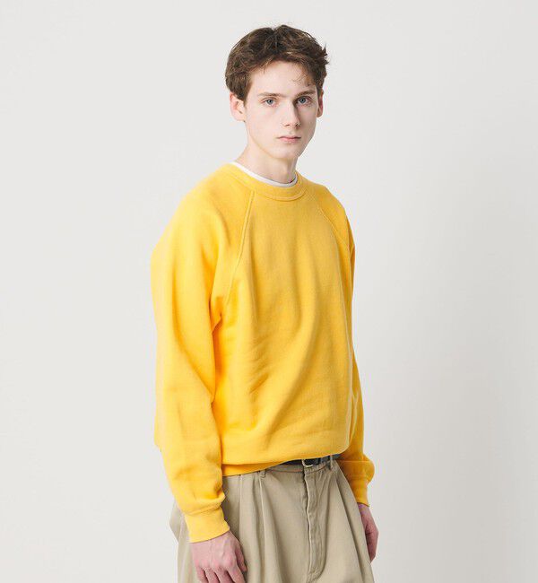 BEAUTY&YOUTH UNITED ARROWS「12oz ヘビーウェイト クルーネック スウェット」|スウェット・ジャージ|YELLOW