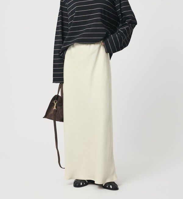 BEAUTY&YOUTH UNITED ARROWS「ポリエステルサテン マーメイドフレアスカート 」|スカート|