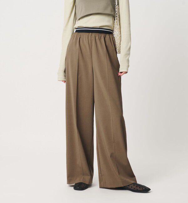 BEAUTY&YOUTH UNITED ARROWS「ラインゴム ワイドパンツ ウォッシャブル 防シワ」|その他|MOCA