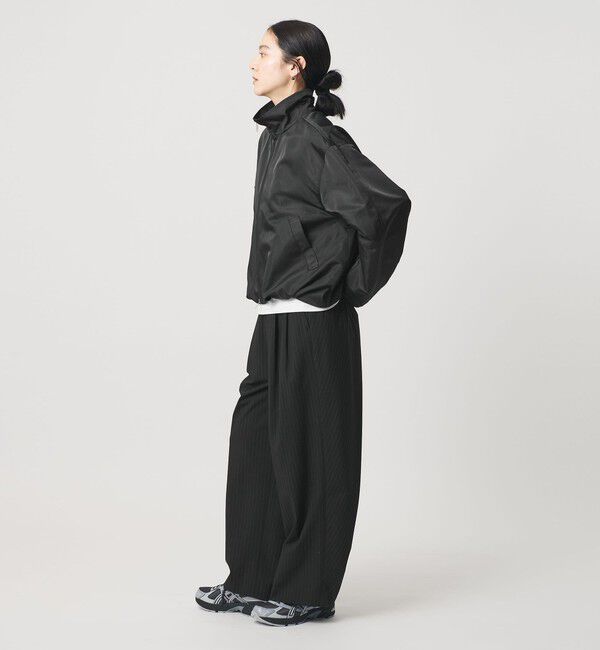 BEAUTY&YOUTH UNITED ARROWS「ポリエステル スタンドカラー ブルゾン」|ブルゾン・スタジャン|BLACK