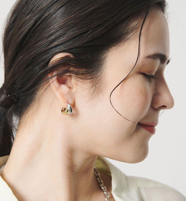 BEAUTY&YOUTH UNITED ARROWS「＜by Preek＞ミックス ボテロ フープ ピアス」|ピアス|