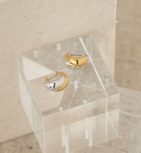 BEAUTY&YOUTH UNITED ARROWS「＜by Preek＞ミックス ボテロ フープ ピアス」|ピアス|