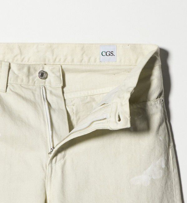 California General Store「＜CGS.＞オーガニックコットン ダスティー ホワイト デニム パンツ」|デニム|