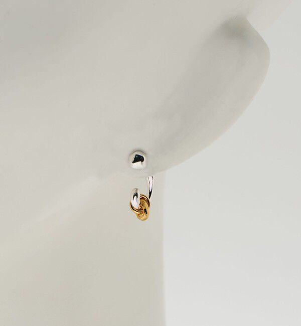 BEAUTY&YOUTH UNITED ARROWS「＜LAPUIS＞Drop flow coil ピアス」|ピアス|