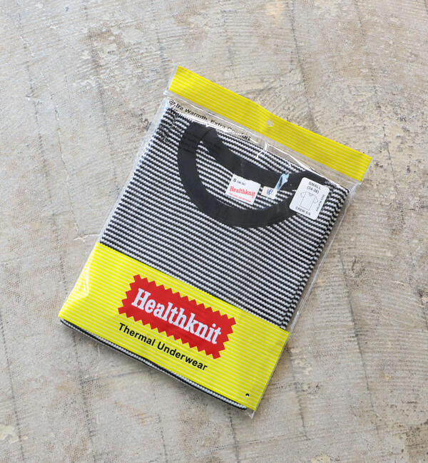 BEAMSBOY「【別注】Healthknit / ワッフル ボーダー Tシャツ」|Tシャツ・カットソー|